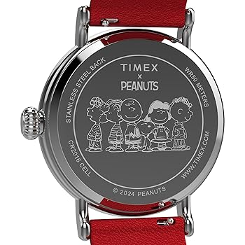 【日本未発売】TIMEX x PEANUTS 腕時計 レッド Amazon.com: Timex x Peanuts Unisex Standard Snoopy Santa